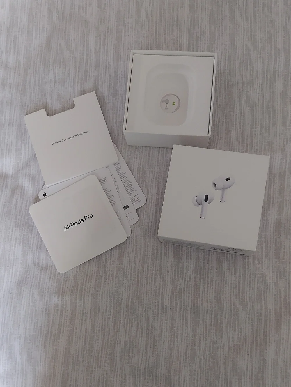 Empty Box Apple AirPods Pro White Packaging and Inserts 2nd Generation